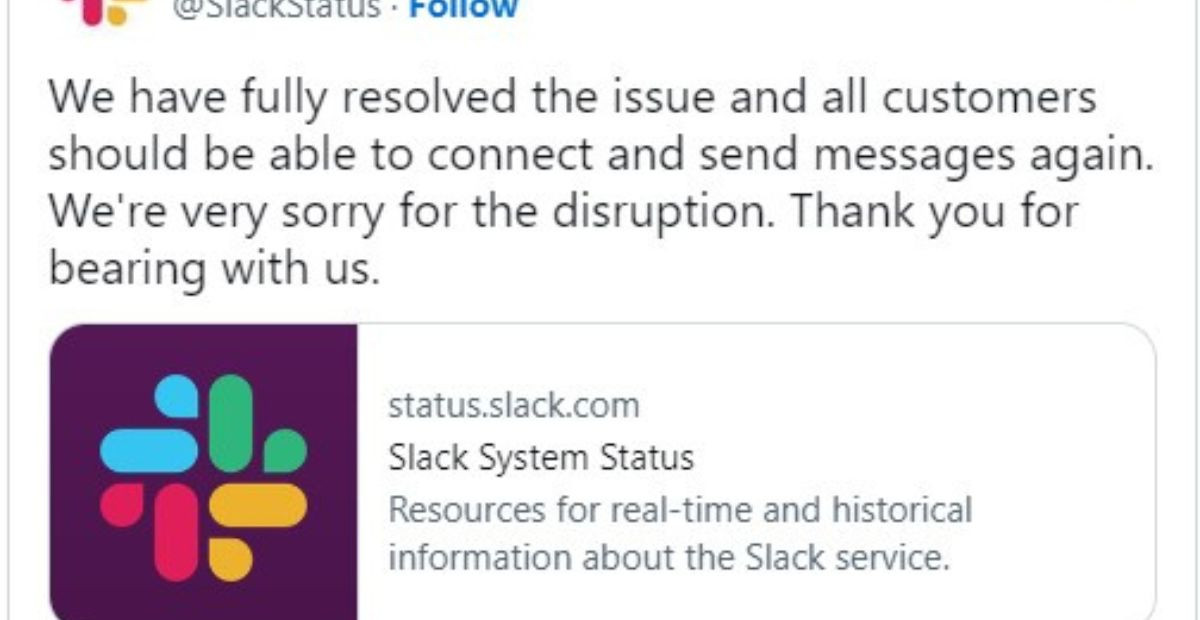 Slack-Recovered