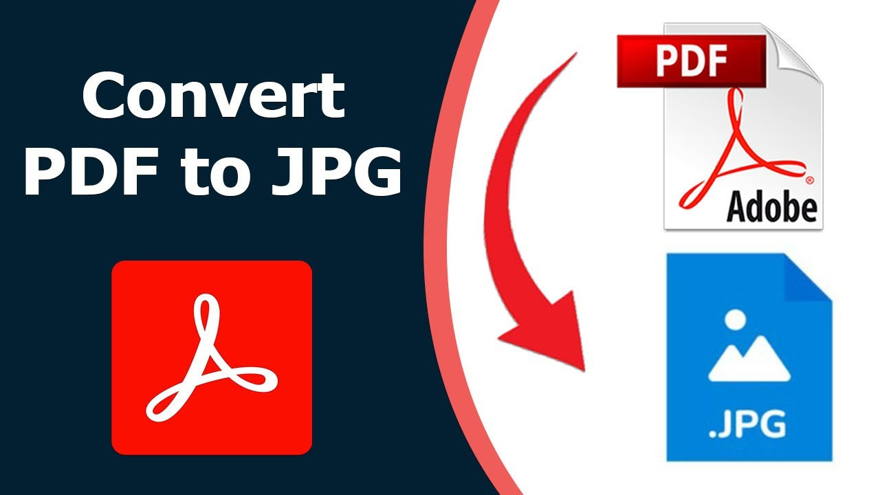 Convert PDF to JPG using Adobe Acrobat